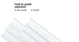 Soffite en vinyle