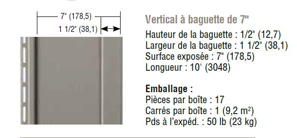 Gentek - Vertical à baguette